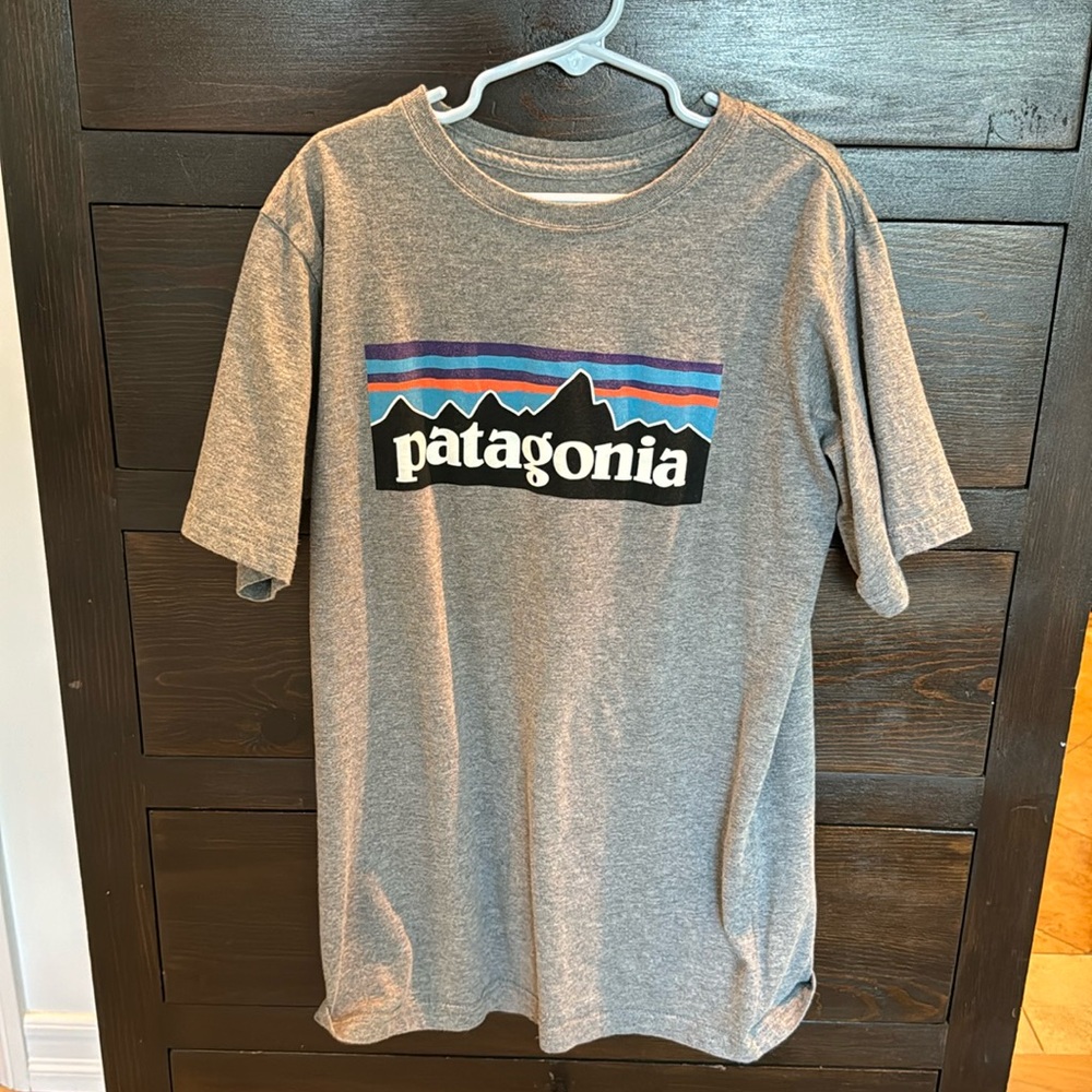 Boys Patagonia Logo T-shirt – Size L (12)
